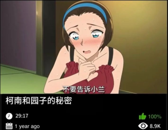 柯南同人-柯南和园子的秘密489织梦动漫