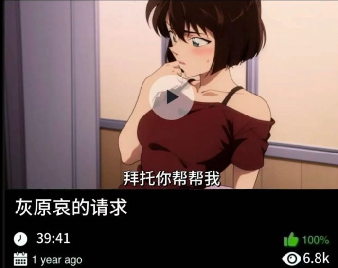 柯南同人-灰原哀的请求489织梦动漫